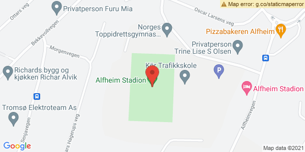 Map displaying event location