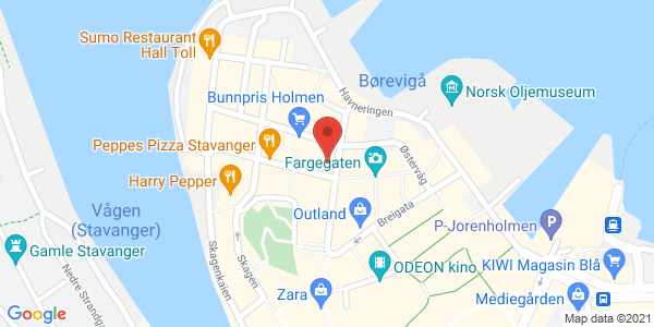 Map displaying event location