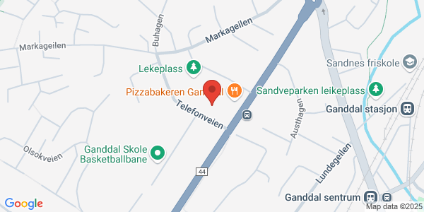 Map displaying event location