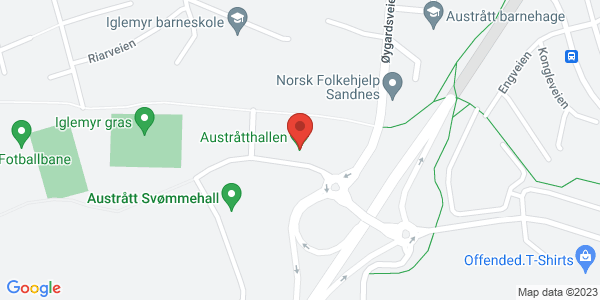 Map displaying event location