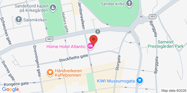 Kart som viser hvor arrangementet foregår
