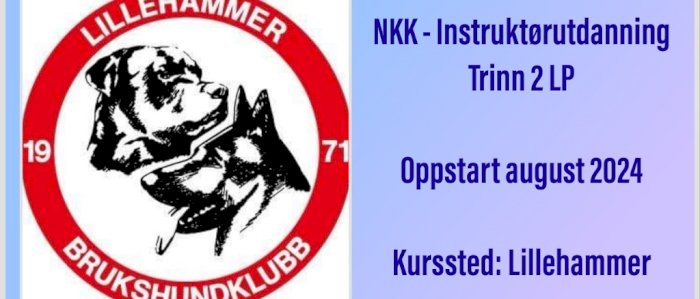 AVLYST - Instruktørutdannelse - NKK Trinn 2 LP