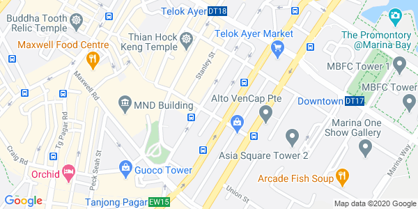 Map displaying event location