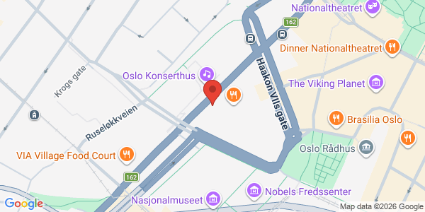 Map displaying event location