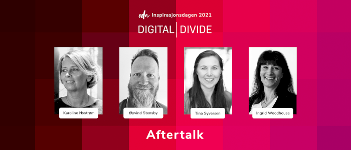 Inspirasjonsdagen 2021 - Aftertalk med Karoline Nystrøm og partnere
