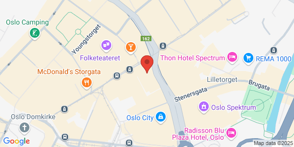 Map displaying event location