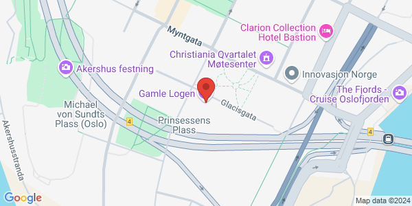 Map displaying event location