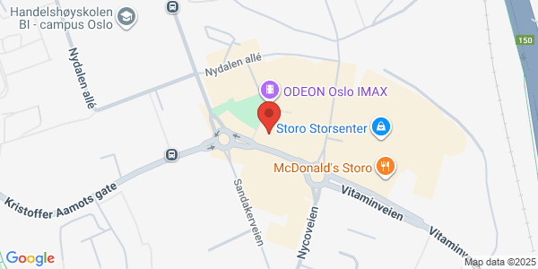 Map displaying event location