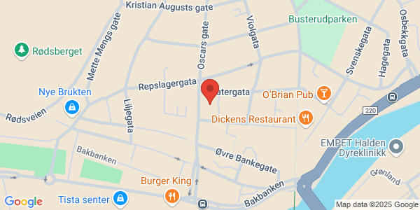 Map displaying event location