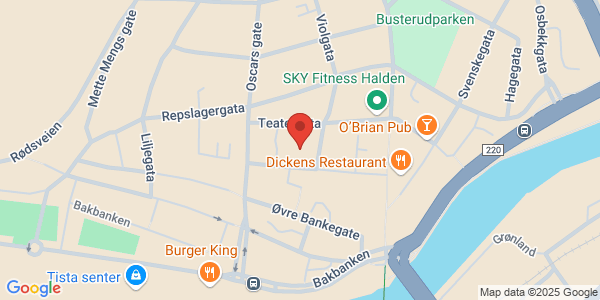 Map displaying event location