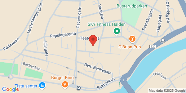 Map displaying event location