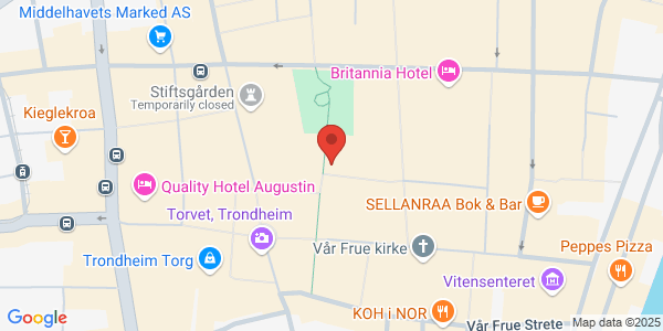 Map displaying event location