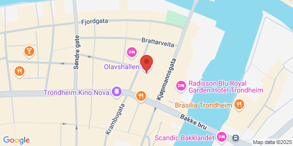Map displaying event location