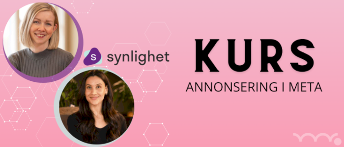 Annonsering i Meta: kurs med Synlighet