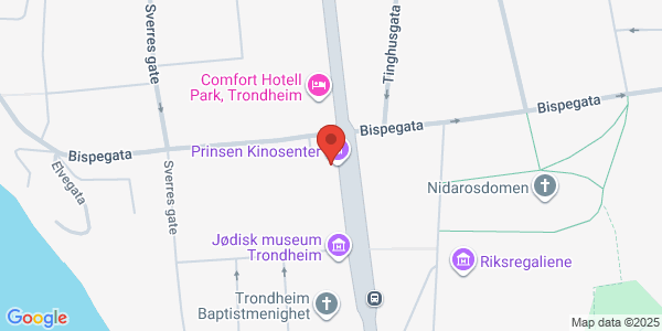 Map displaying event location