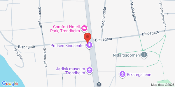 Map displaying event location