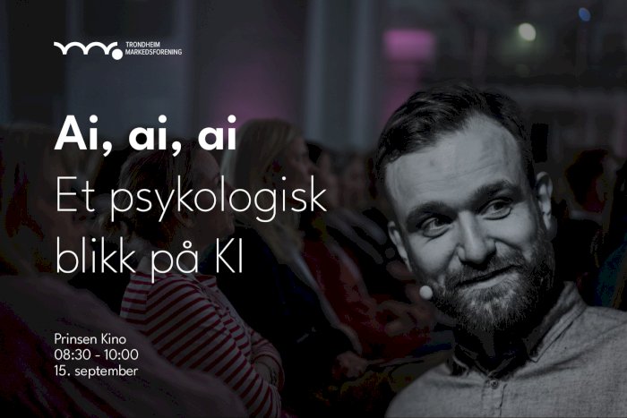 Frokostmøte: Ai, ai, ai - Et psykologisk blikk på KI