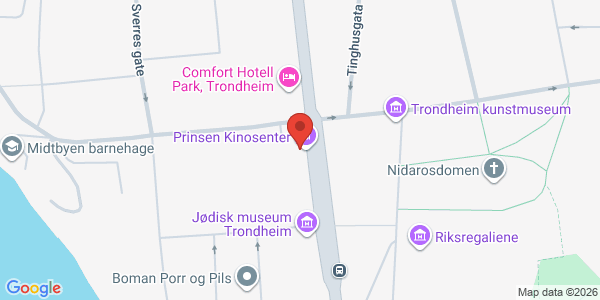 Map displaying event location