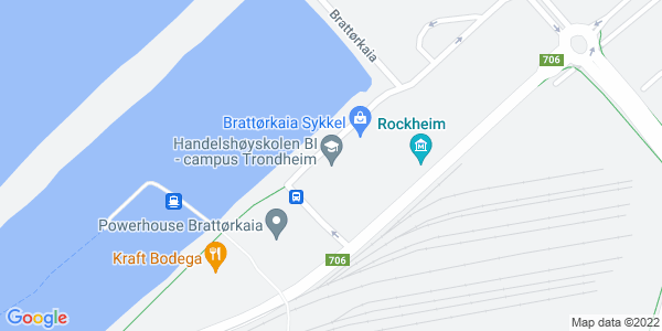 Map displaying event location