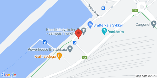 Kart som viser hvor arrangementet foregår
