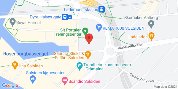 Map displaying event location
