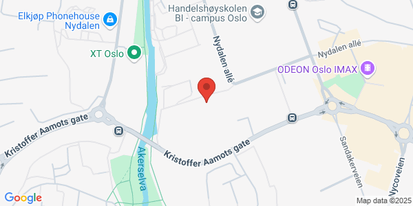 Map displaying event location