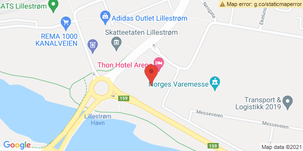 Map displaying event location