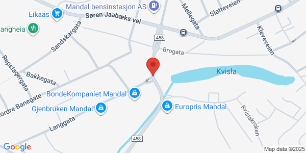 Map displaying event location