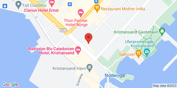Map displaying event location