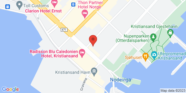 Map displaying event location