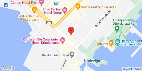 Map displaying event location