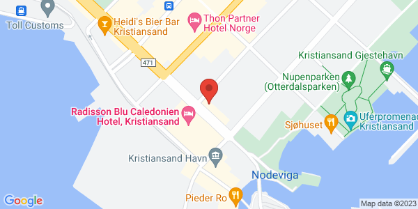 Map displaying event location