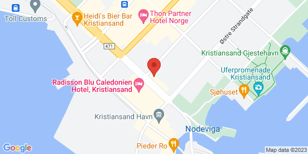 Map displaying event location