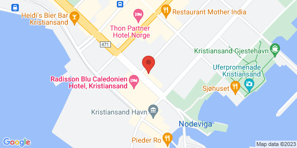 Map displaying event location