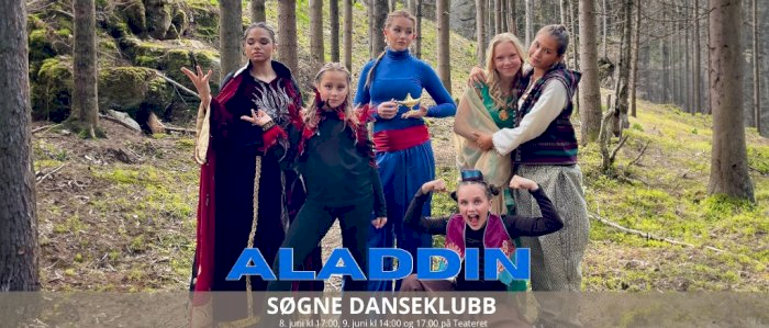 Dansefortellingen om Aladdin 8.Juni kl. 14.00