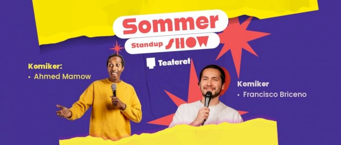 Sommer standup med Ahmed Mamow og Francisco Briceno