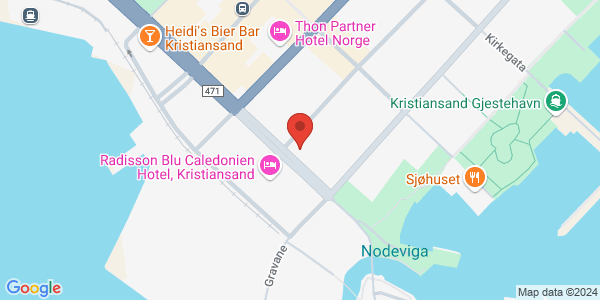 Map displaying event location