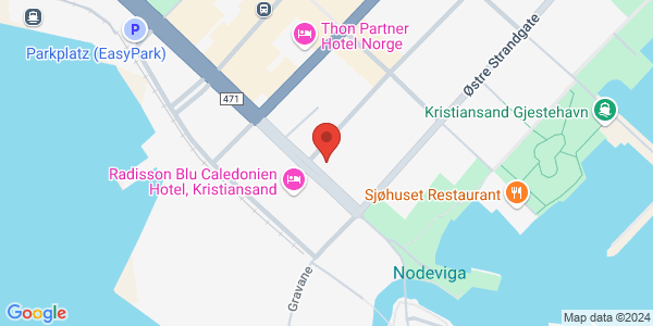 Map displaying event location