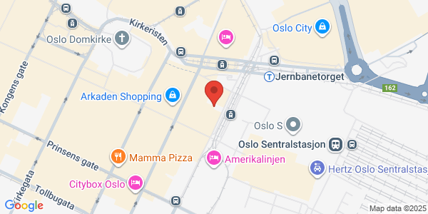 Map displaying event location