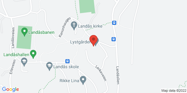 Kart som viser hvor arrangementet foregår