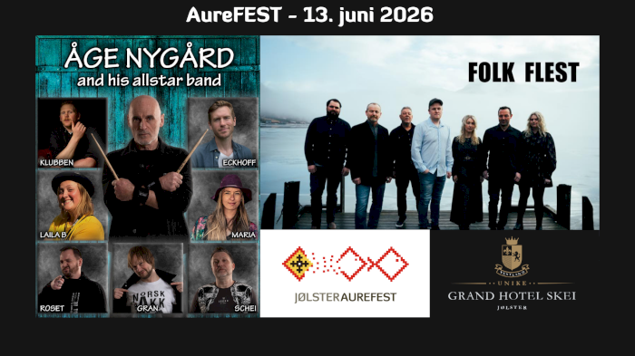 AureFEST med Folk Flest og Åge Nygård & Hans All Star Band