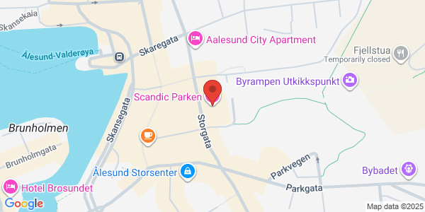 Map displaying event location