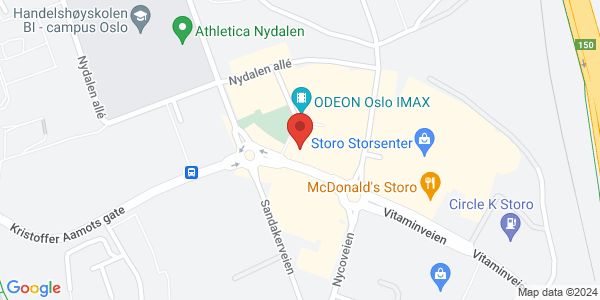 Map displaying event location