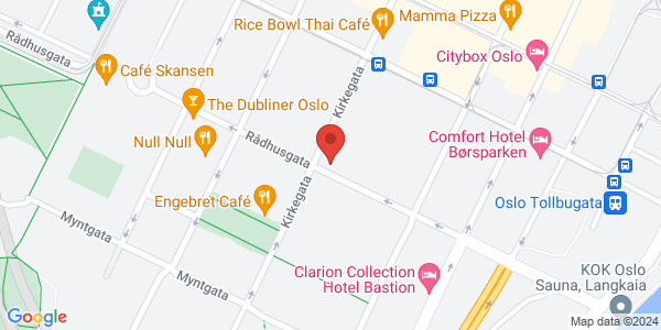 Map displaying event location