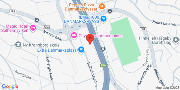 Map displaying event location