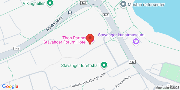 Map displaying event location