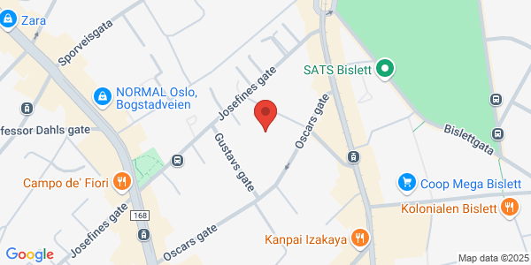 Map displaying event location