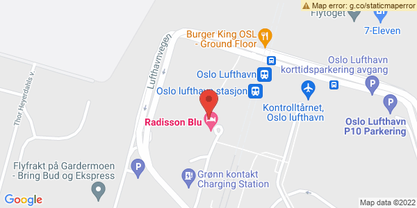 Map displaying event location