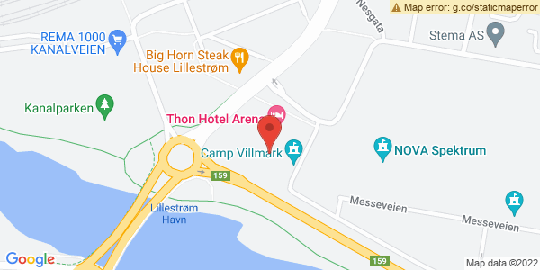 Map displaying event location