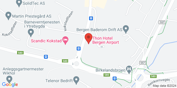 Map displaying event location